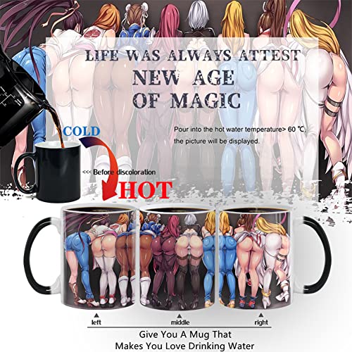 Color Changing Anime Comedy Coffee Mug