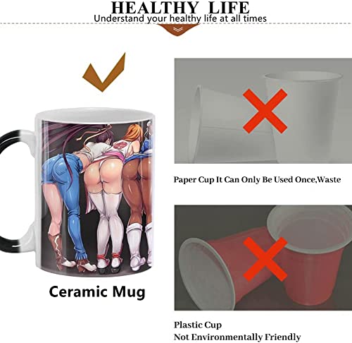 Color Changing Anime Comedy Coffee Mug