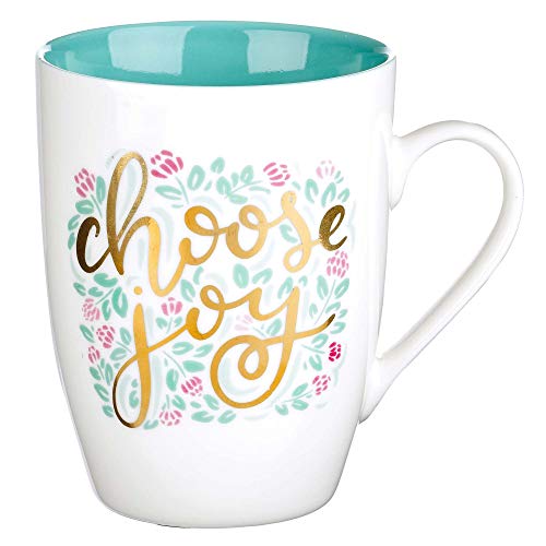 With Love Teal & Gold Inspirational Coffee Mug