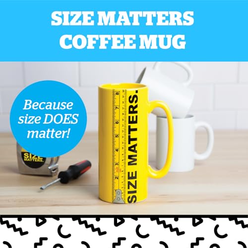 BigMouth Giant Ruler Coffee Mug - Hilarious Gift