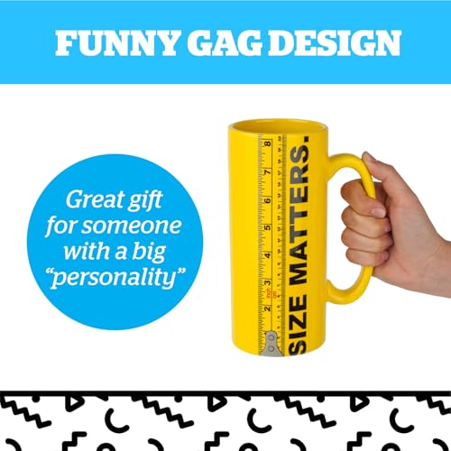 BigMouth Giant Ruler Coffee Mug - Hilarious Gift