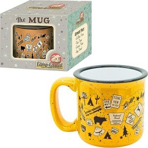 Retro Camping Mug - Fun 15 oz Coffee Cup
