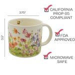 Funny Bee Garden Coffee Mug with Gift Box