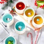 Funny 3D Animal Coffee Mugs Set of 6