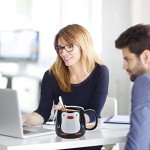 Funny Penguin Mug with Lid and Spoon, 15 oz