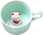 3D Kitten Surprise Funny Coffee Mug, 8 oz