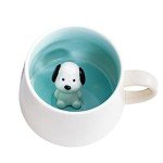 Funny 3D Dog Figurine Coffee Mug, 12oz