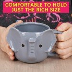 Cute 3D Elephant Coffee Mug – Perfect Gift