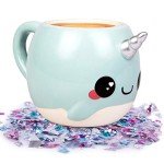 Blue Narwhal Mug - Cute & Funny Gift