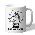 Funny Unicorn Middle Fingers Coffee Mug, 11 oz