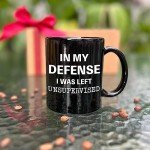 Left Unsupervised Sarcastic Coffee Mug Gift