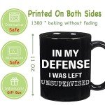 Left Unsupervised Sarcastic Coffee Mug Gift