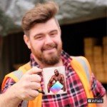 Barry Wood Turtle Straws Funny Coffee Mug