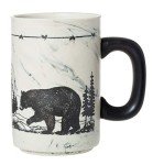 Bearly Awake Funny Coffee Mug, 18oz Stoneware