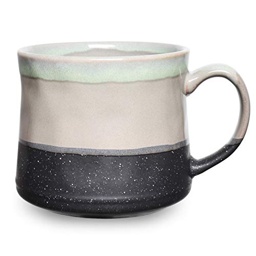 Bosmarlin Large Ceramic Coffee Mug, Big Tea Cup