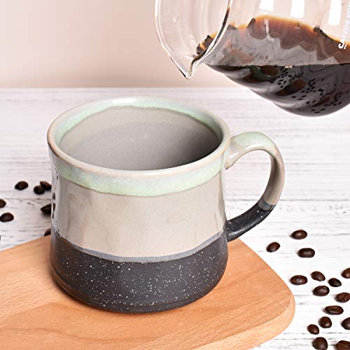Bosmarlin Large Ceramic Coffee Mug, Big Tea Cup