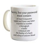 Password Requirements Coffee Mug for Tech Lovers