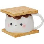 S'mores Coffee Mug with Lid - Fun Design