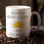 Fatbaby Good Morning Sarcastic Coffee Mug