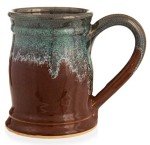Funny 20oz Clay Barrel Coffee Mug - Handmade