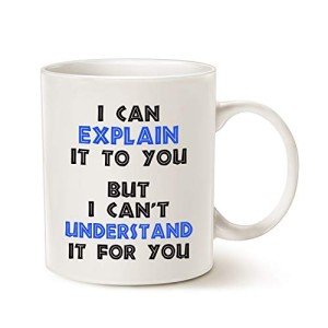 Funny Engineer Mug: "I Can Explain, not Understand" 11 Oz