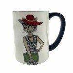 Hipster Animal Coffee Mugs Set of 6