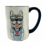 Hipster Animal Coffee Mugs Set of 6