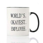 World's Okayest Employee Funny Coffee Mug