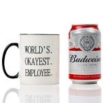 World's Okayest Employee Funny Coffee Mug