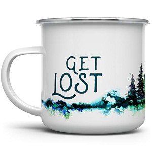 “Get Lost Camper Mug for Outdoor Lovers”