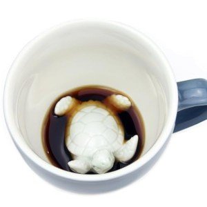Turtle Cup with Hidden Animal Surprise