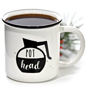 Pot Head Coffee Mug - Hilarious Ceramic Cup