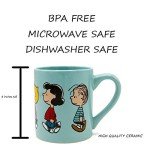 Peanuts Group Profile Fun Ceramic Coffee Mug