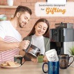 Matte Black Christian Mug with Uplifting Verse