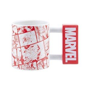 Marvel Logo Shaped Iron Mug – Fun Coffee Vibes