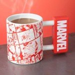 Marvel Logo Shaped Iron Mug – Fun Coffee Vibes