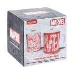 Marvel Logo Shaped Iron Mug – Fun Coffee Vibes