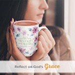 Strength & Dignity Pink Floral Coffee Mug