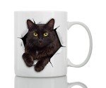 Funny Black Cat Mug - Purr-fect Gift