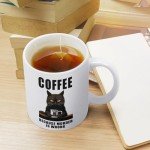 Coffee Because Murder is Wrong Funny Mug