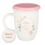 Funny Floral Mug with Scripture: I Know Plans