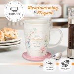 Funny Floral Mug with Scripture: I Know Plans