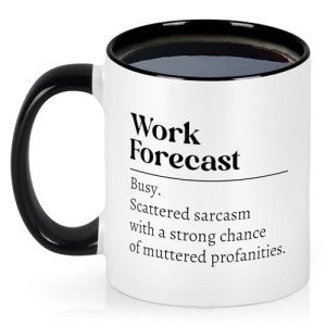 Sarcastic Coffee Mug for Coworkers and Boss