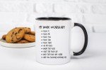 Work Vocabulary Coffee Mug - Funny Gift Idea