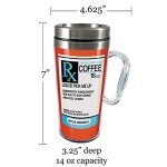 Funny Prescription Coffee Travel Mug - 18 oz