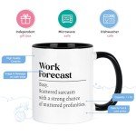 Sarcastic Coffee Mug for Coworkers and Boss