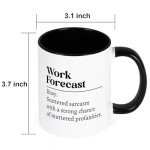 Sarcastic Coffee Mug for Coworkers and Boss