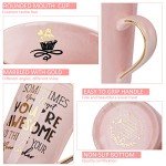 Awesome Reminder Coffee Mug for Women – Pink Marble