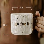 You Got This" Fun Coffee Mug with Gold Handle