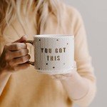 You Got This" Fun Coffee Mug with Gold Handle